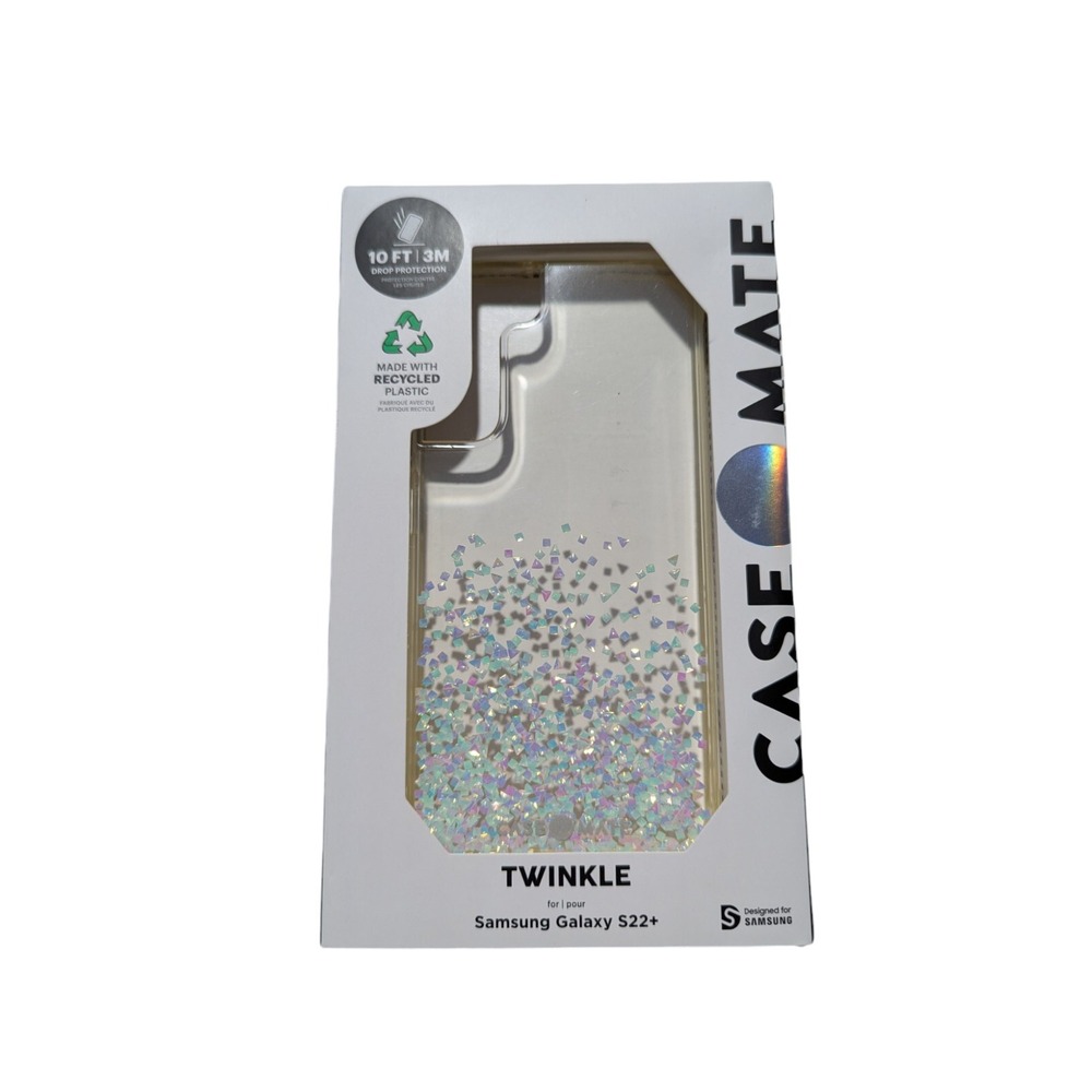 CaseMate Twinkle Drop Protective Case for Samsung Galaxy S22+ Galaxy S22 Plus W1